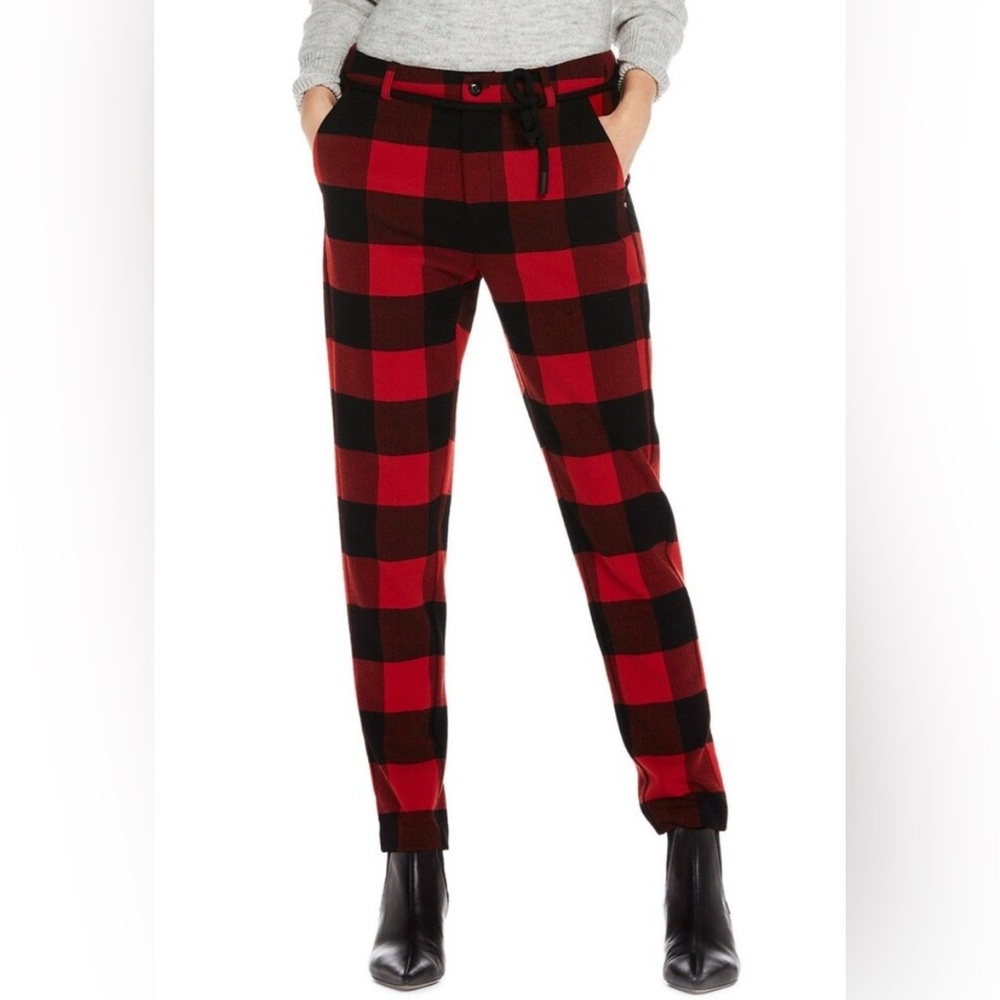Old Navy Harper mid ride buffalo plaid pants